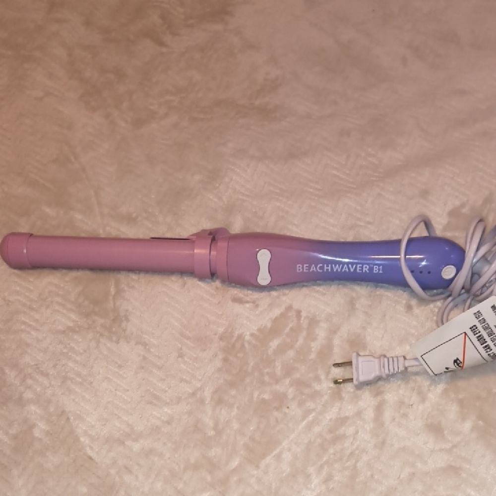 Beachwaver B1 Curling Iron - Purple and Pink